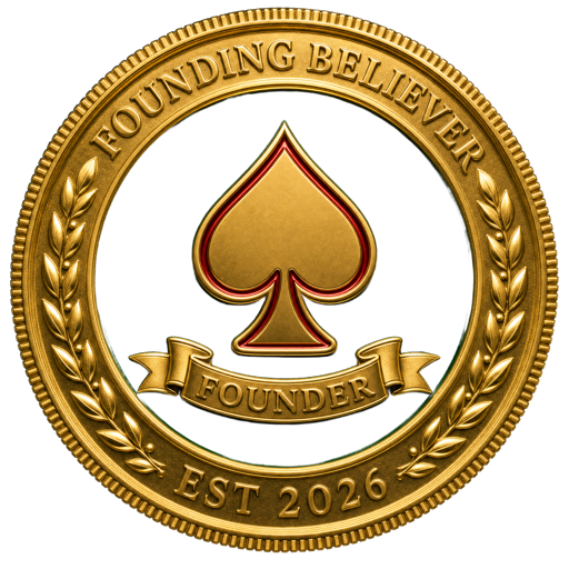 Founding Believer medallion